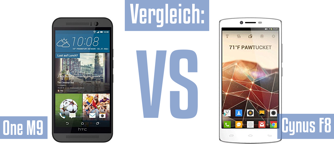 HTC One M9 und HTC One M9 im Vergleichstest