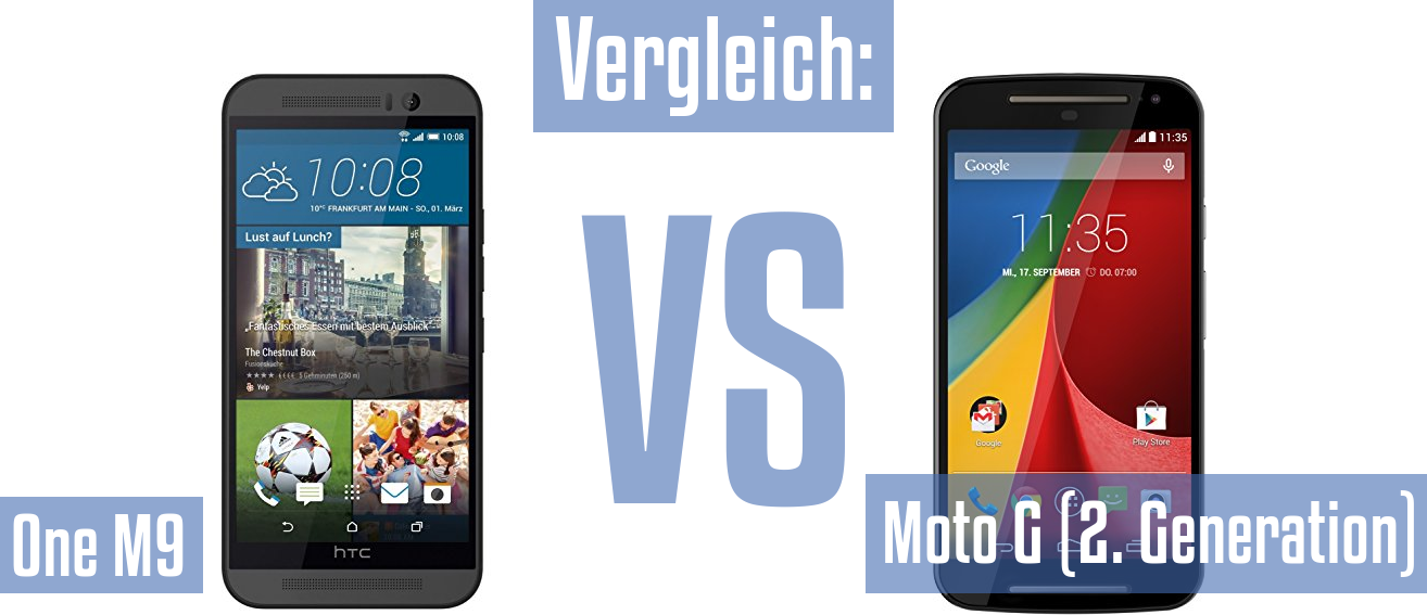 HTC One M9 und HTC One M9 im Vergleichstest
