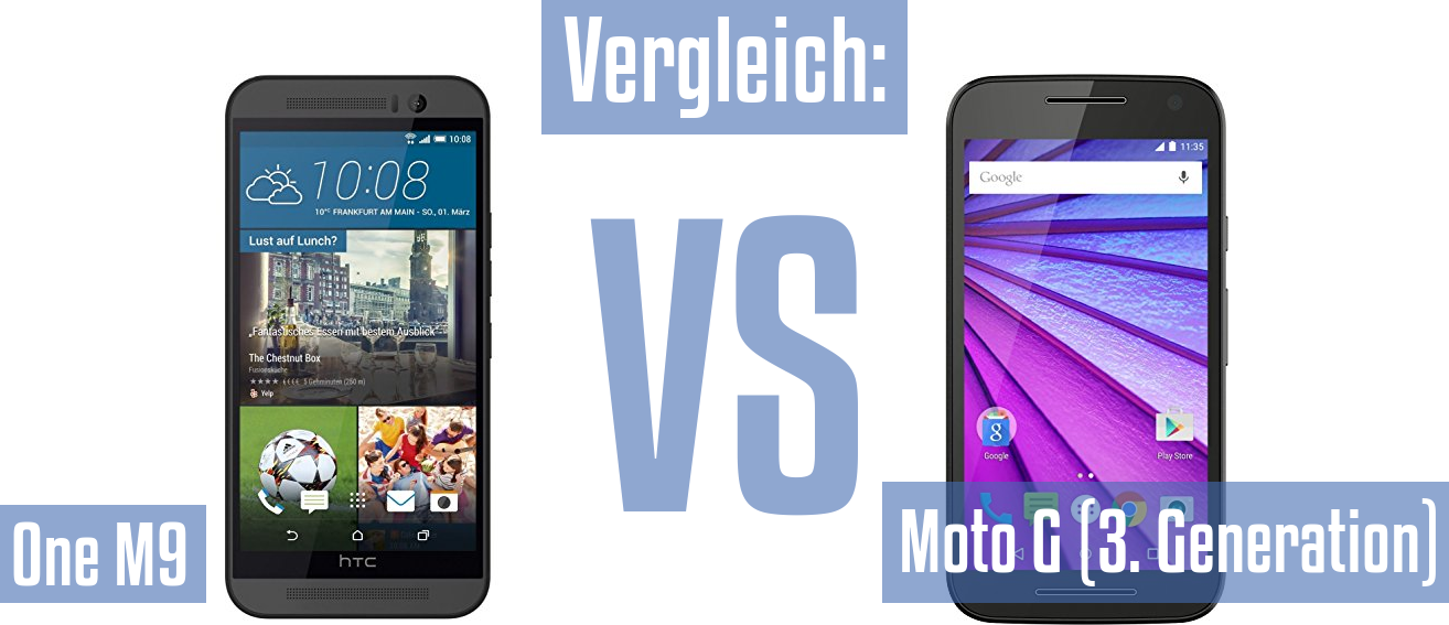 HTC One M9 und HTC One M9 im Vergleichstest
