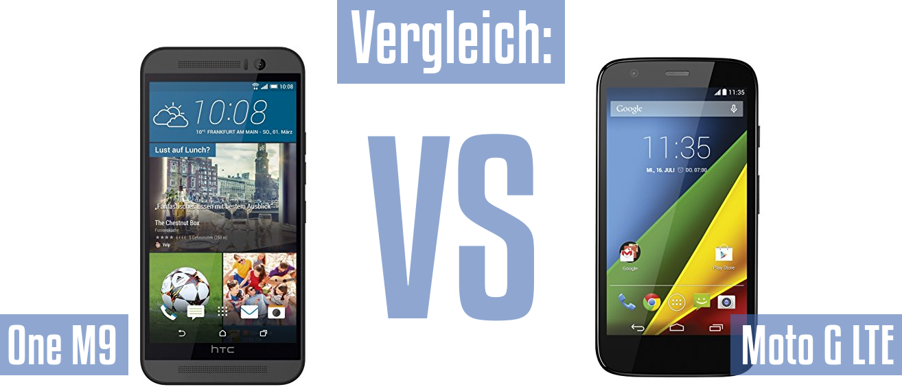 HTC One M9 und HTC One M9 im Vergleichstest