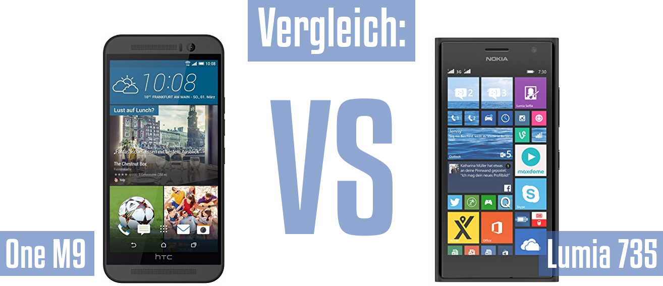 HTC One M9 und HTC One M9 im Vergleichstest