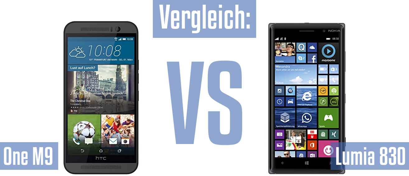 HTC One M9 und HTC One M9 im Vergleichstest