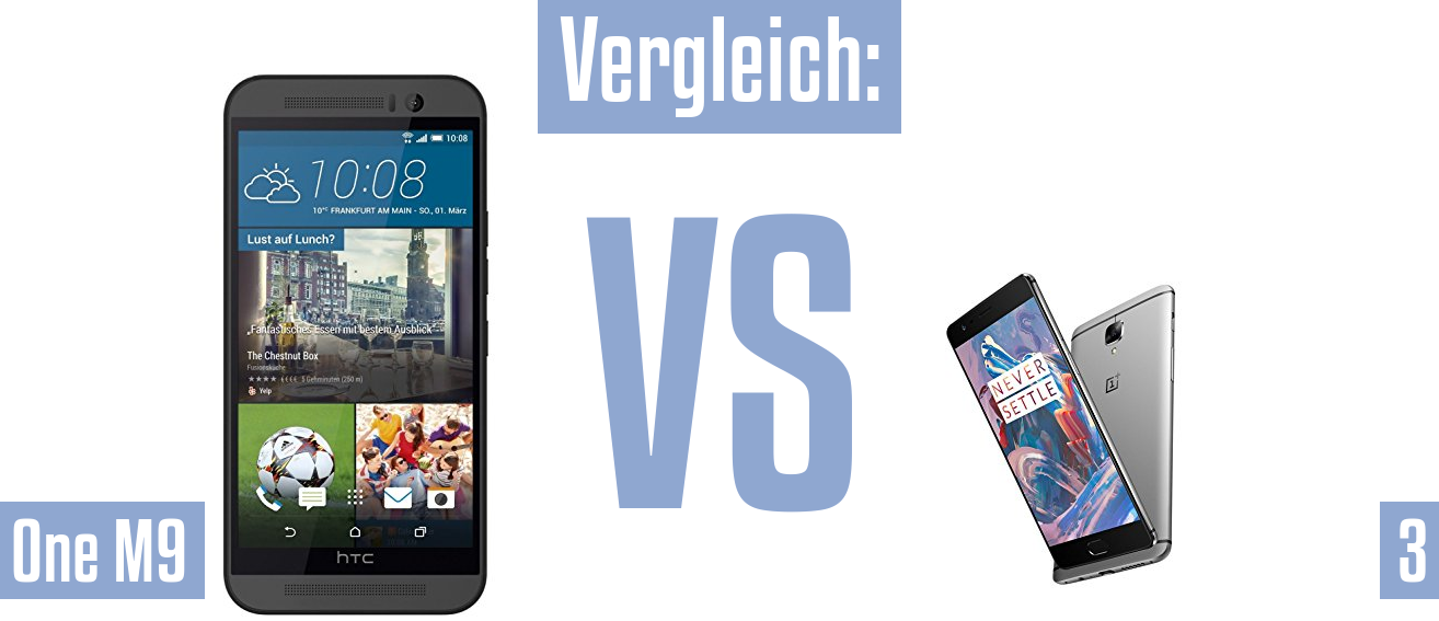 HTC One M9 und HTC One M9 im Vergleichstest