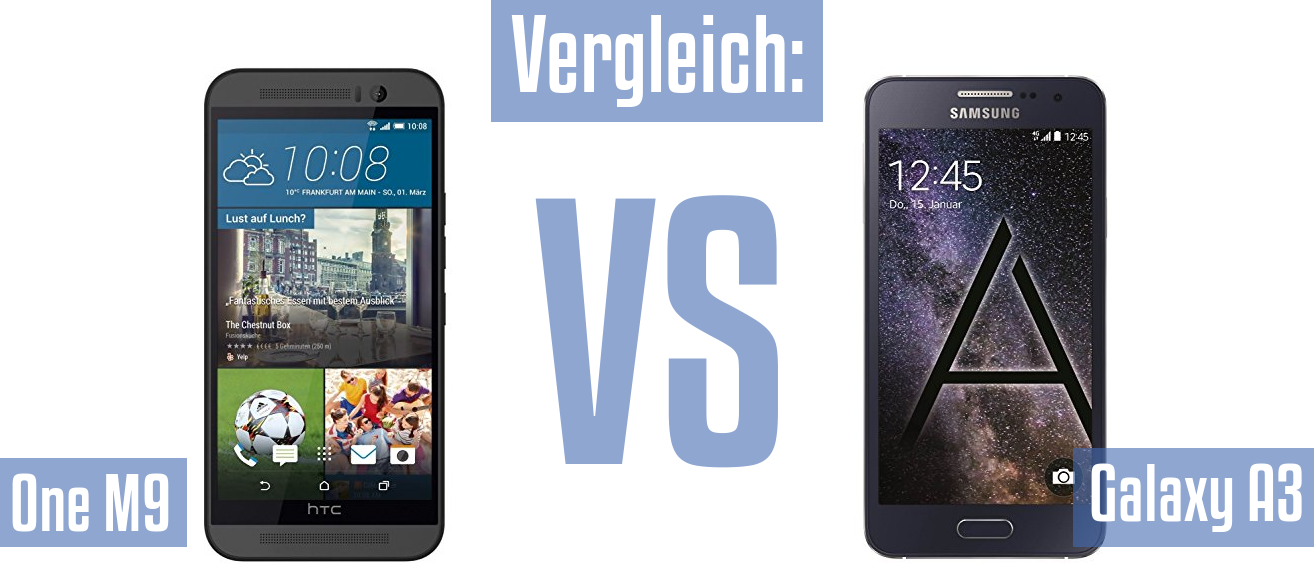 HTC One M9 und HTC One M9 im Vergleichstest