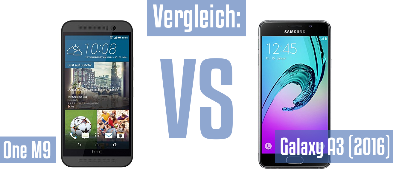HTC One M9 und HTC One M9 im Vergleichstest