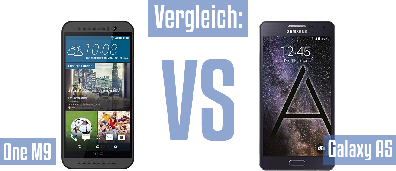 HTC One M9 und HTC One M9 im Vergleichstest