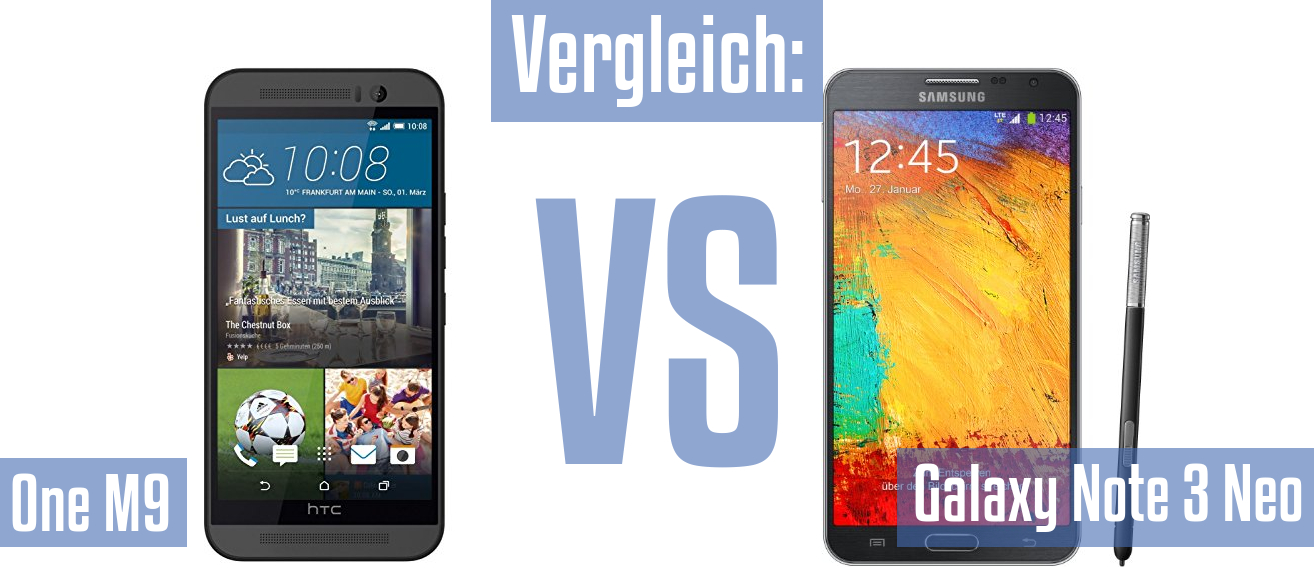 HTC One M9 und HTC One M9 im Vergleichstest