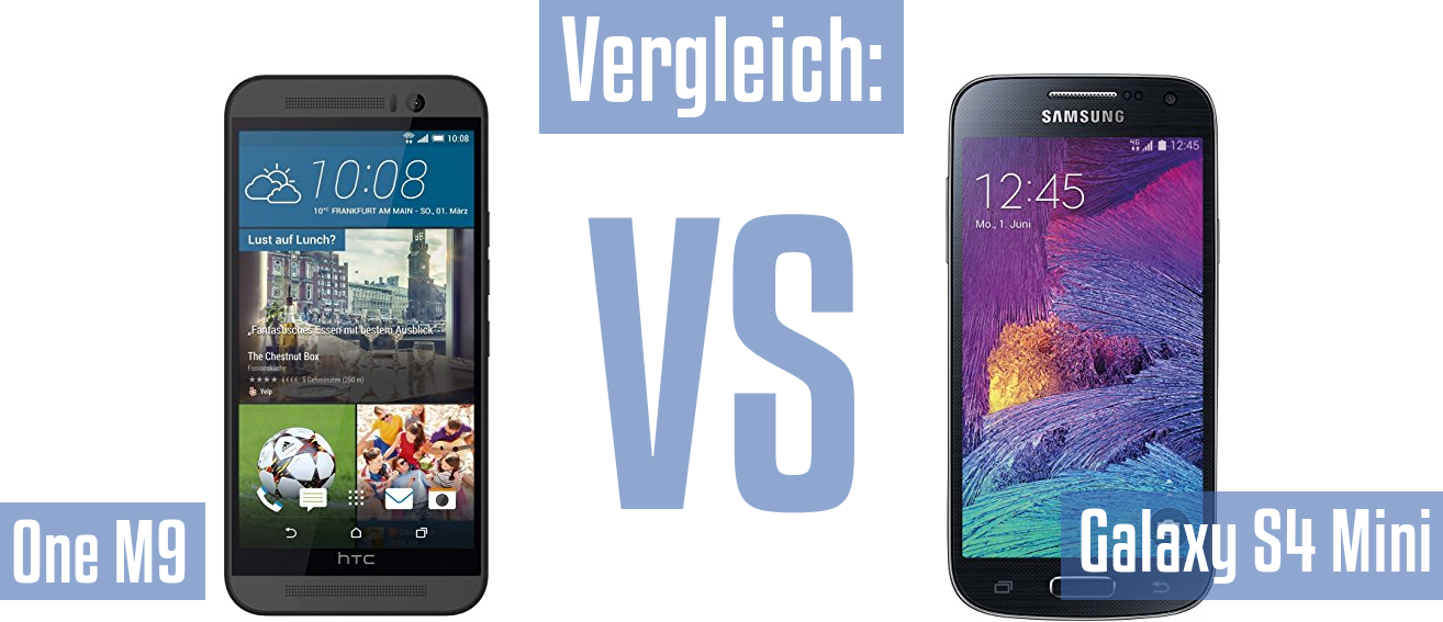 HTC One M9 und HTC One M9 im Vergleichstest