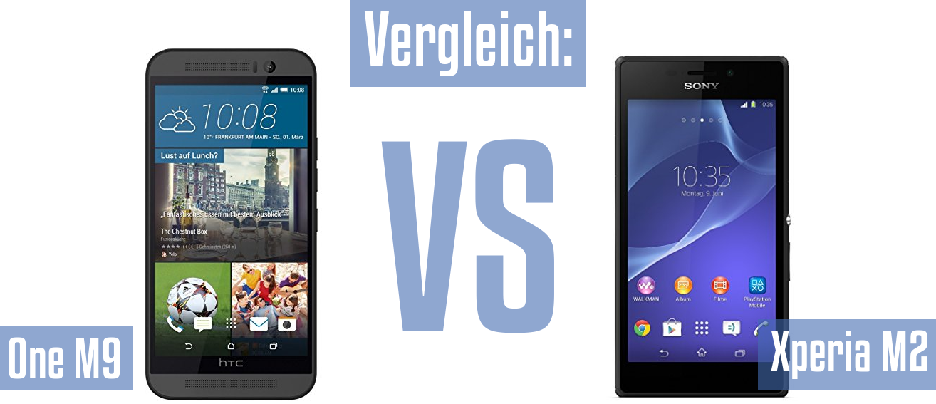 HTC One M9 und HTC One M9 im Vergleichstest
