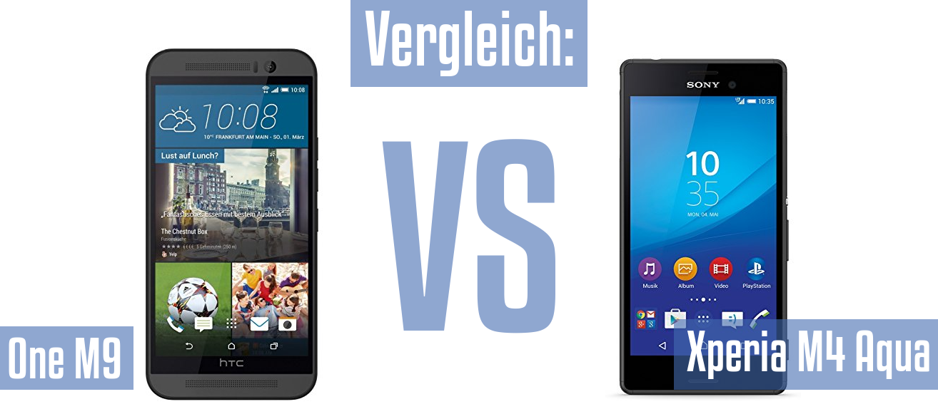 HTC One M9 und HTC One M9 im Vergleichstest