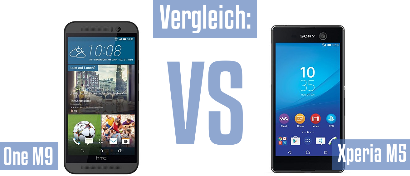 HTC One M9 und HTC One M9 im Vergleichstest