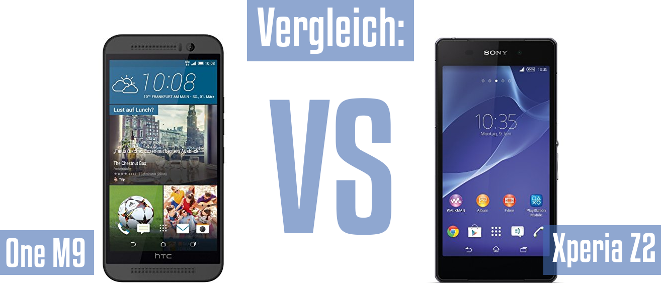 HTC One M9 und HTC One M9 im Vergleichstest