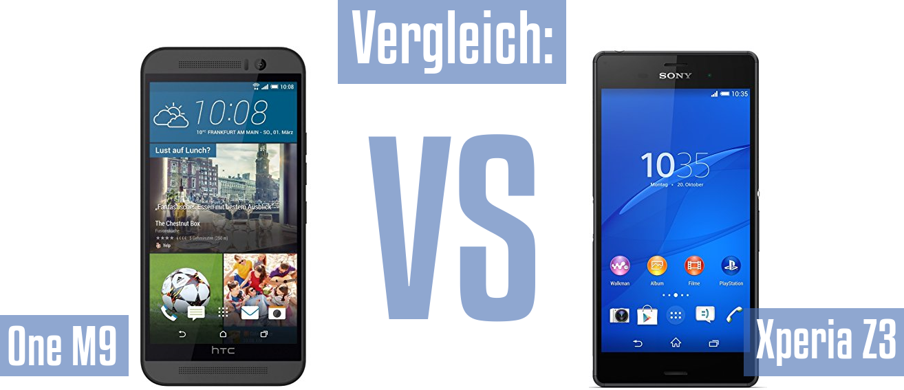 HTC One M9 und HTC One M9 im Vergleichstest