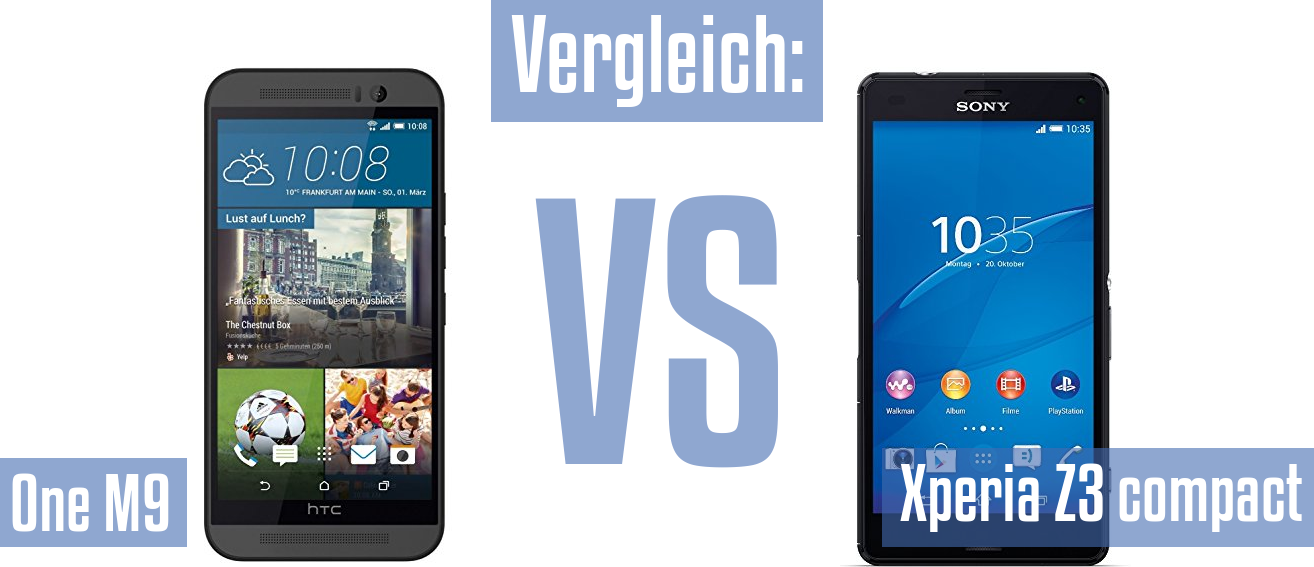 HTC One M9 und HTC One M9 im Vergleichstest