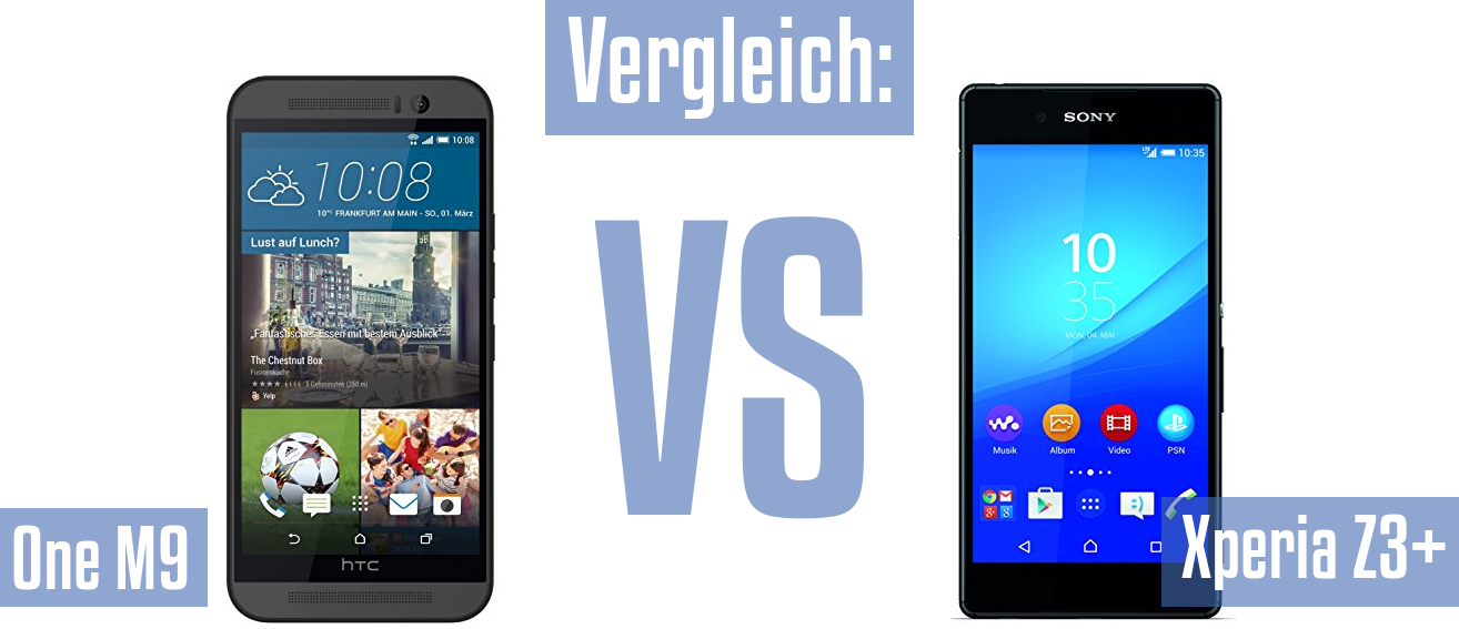 HTC One M9 und HTC One M9 im Vergleichstest