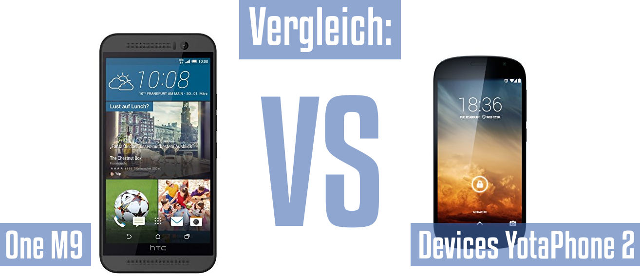 HTC One M9 und HTC One M9 im Vergleichstest