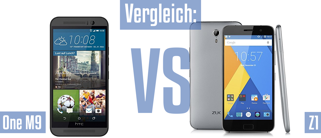 HTC One M9 und HTC One M9 im Vergleichstest