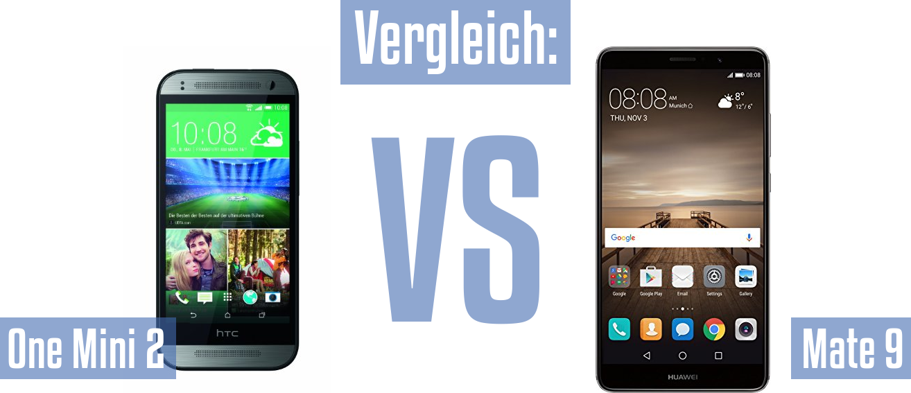 HTC One Mini 2 und HTC One Mini 2 im Vergleichstest