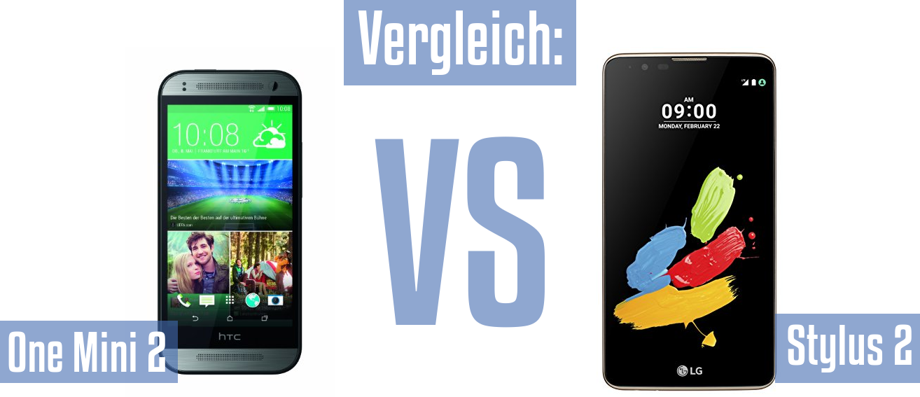 HTC One Mini 2 und HTC One Mini 2 im Vergleichstest