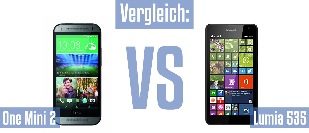 HTC One Mini 2 und HTC One Mini 2 im Vergleichstest