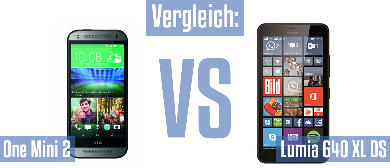 HTC One Mini 2 und HTC One Mini 2 im Vergleichstest