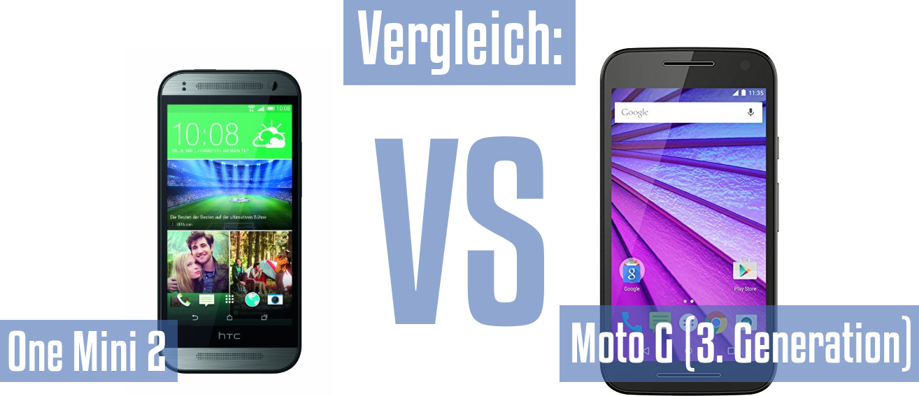 HTC One Mini 2 und HTC One Mini 2 im Vergleichstest