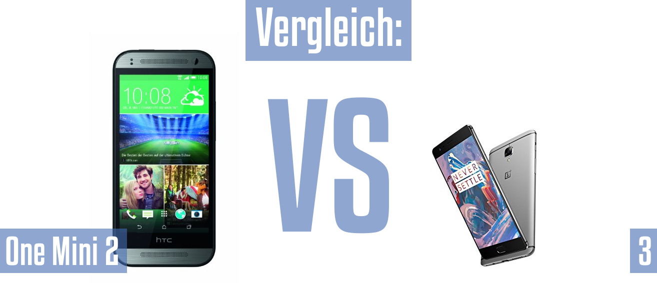 HTC One Mini 2 und HTC One Mini 2 im Vergleichstest