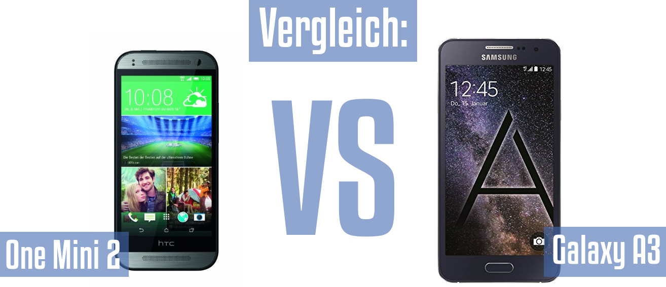 HTC One Mini 2 und HTC One Mini 2 im Vergleichstest