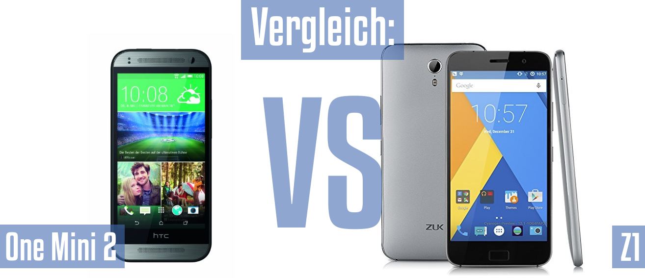 HTC One Mini 2 und HTC One Mini 2 im Vergleichstest