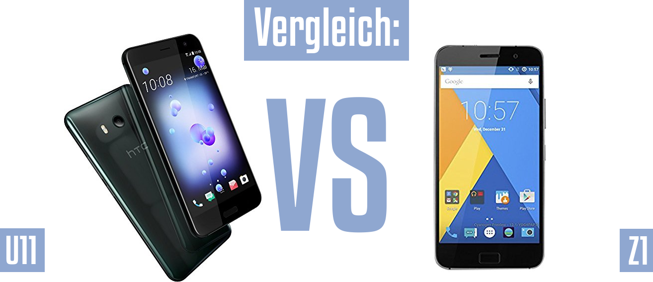 HTC U11 und HTC U11 im Vergleichstest