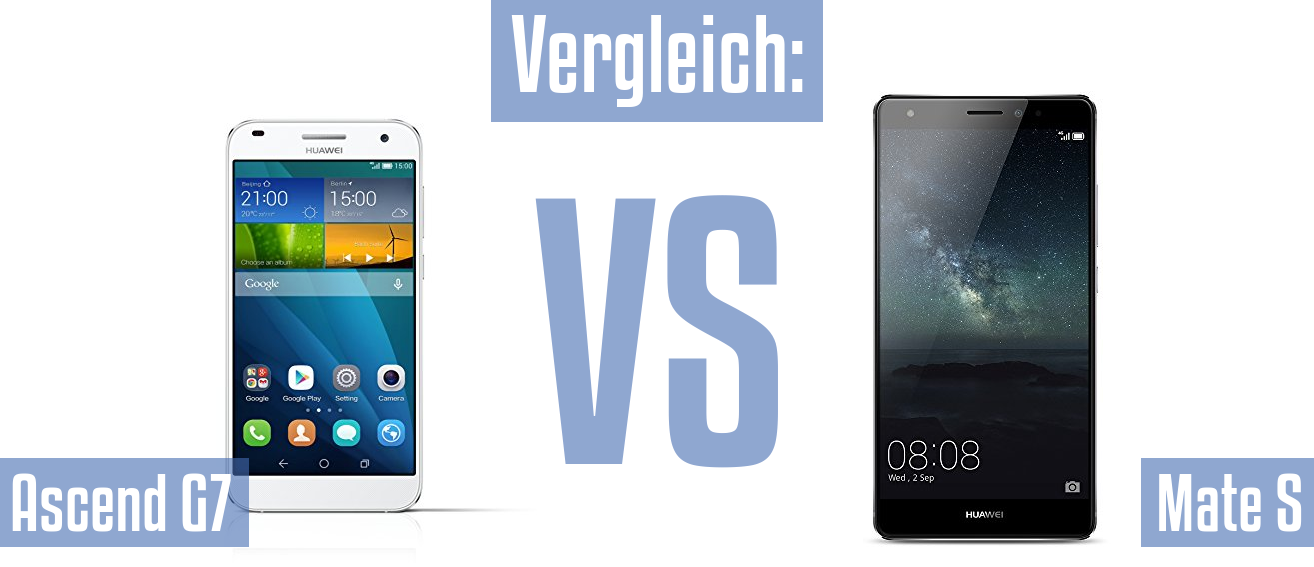 Huawei Ascend G7 und Huawei Ascend G7 im Vergleichstest