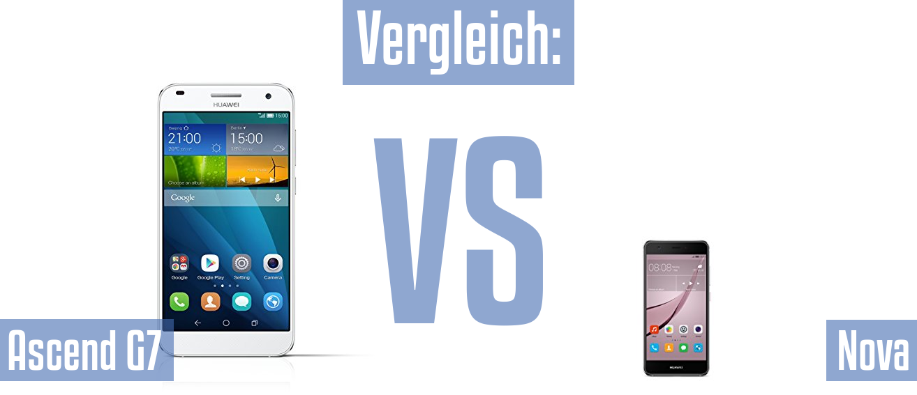 Huawei Ascend G7 und Huawei Ascend G7 im Vergleichstest