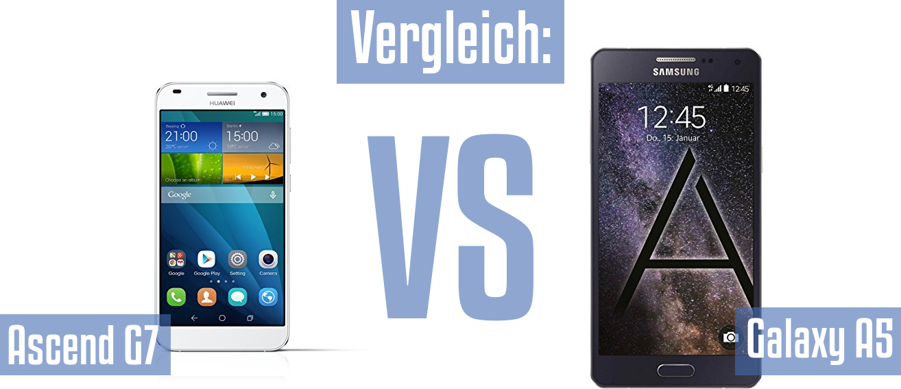 Huawei Ascend G7 und Huawei Ascend G7 im Vergleichstest