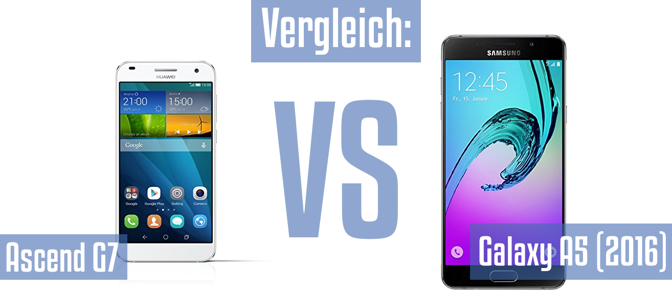 Huawei Ascend G7 und Huawei Ascend G7 im Vergleichstest