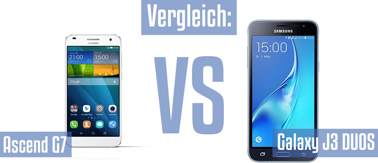 Huawei Ascend G7 und Huawei Ascend G7 im Vergleichstest