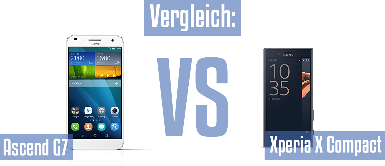 Huawei Ascend G7 und Huawei Ascend G7 im Vergleichstest