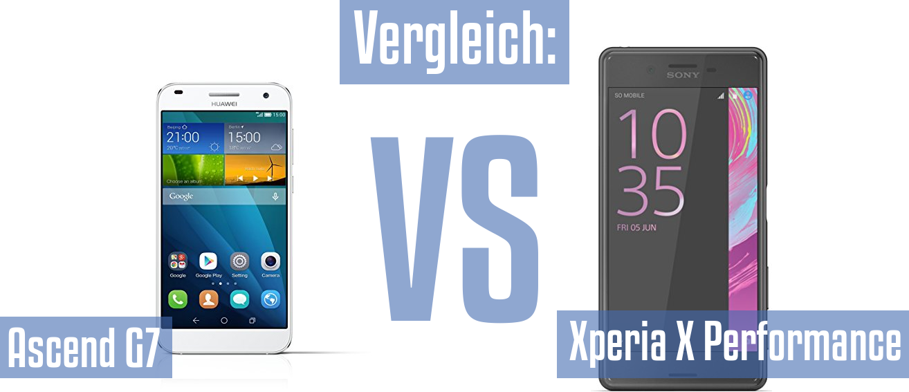 Huawei Ascend G7 und Huawei Ascend G7 im Vergleichstest