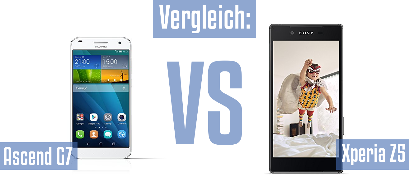 Huawei Ascend G7 und Huawei Ascend G7 im Vergleichstest