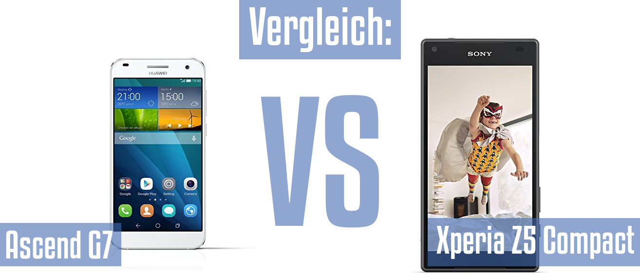 Huawei Ascend G7 und Huawei Ascend G7 im Vergleichstest