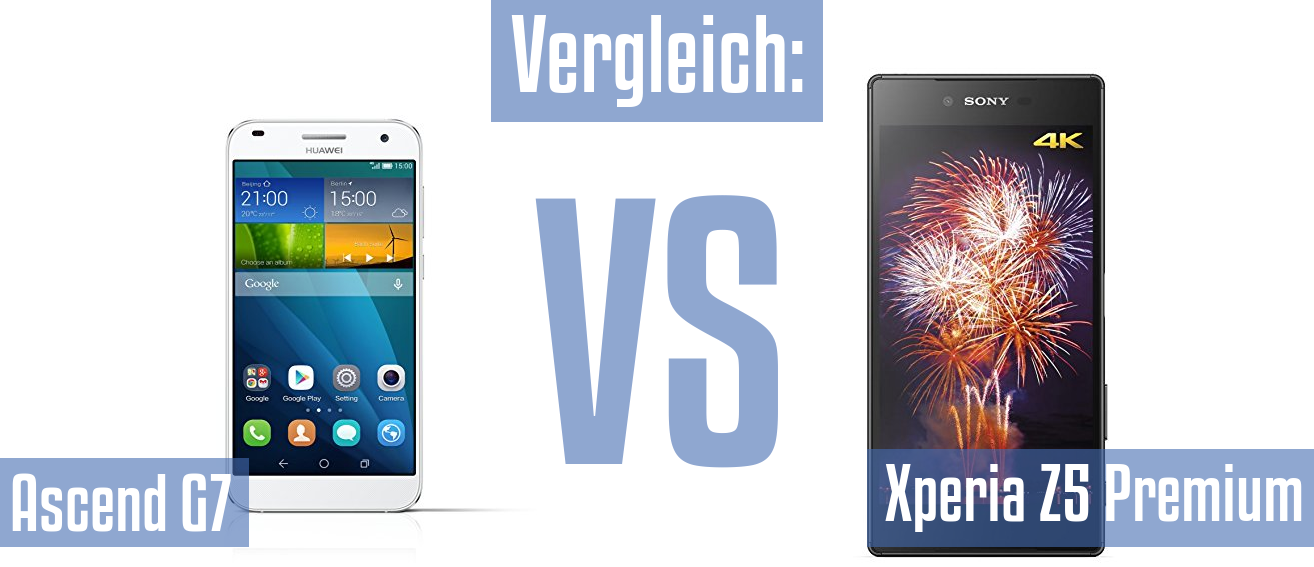 Huawei Ascend G7 und Huawei Ascend G7 im Vergleichstest