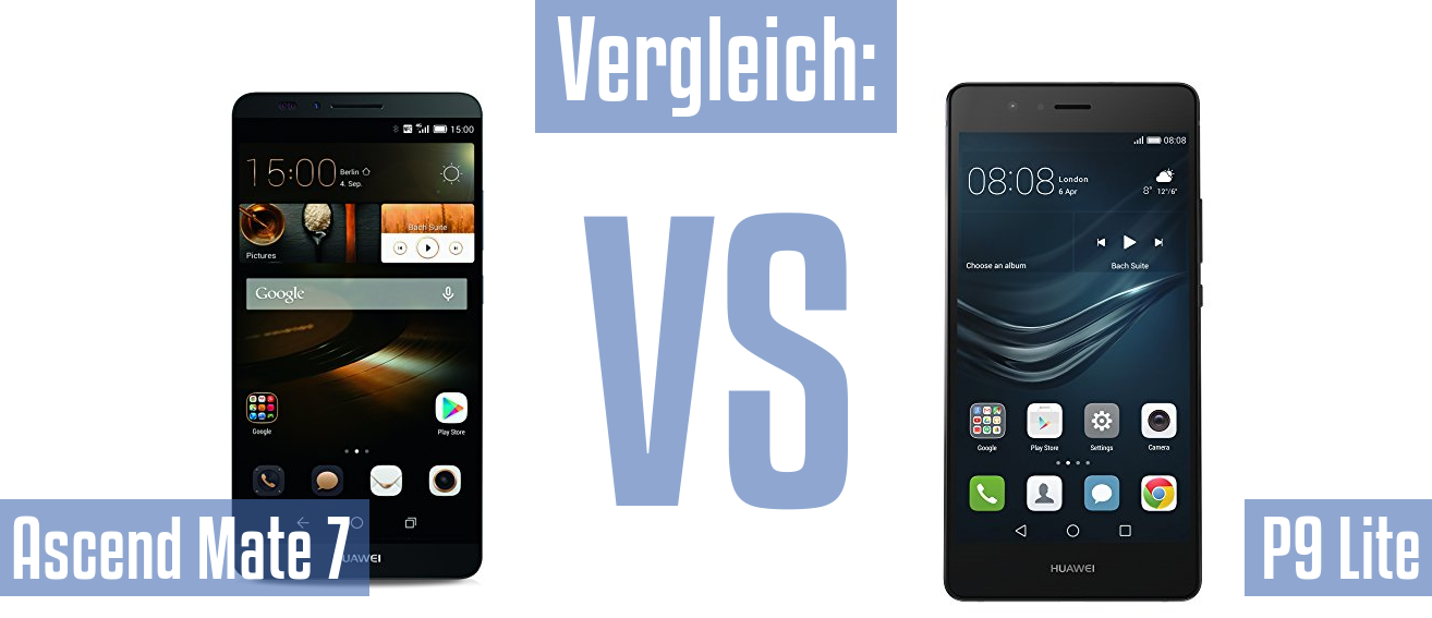 Huawei Ascend Mate 7 und Huawei Ascend Mate 7 im Vergleichstest