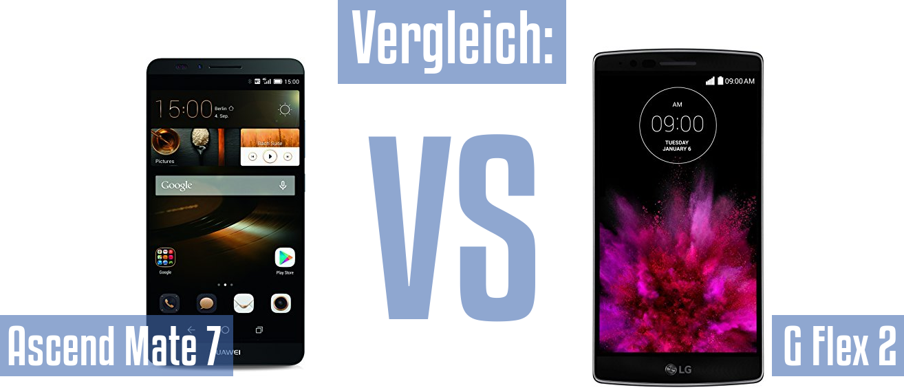 Huawei Ascend Mate 7 und Huawei Ascend Mate 7 im Vergleichstest