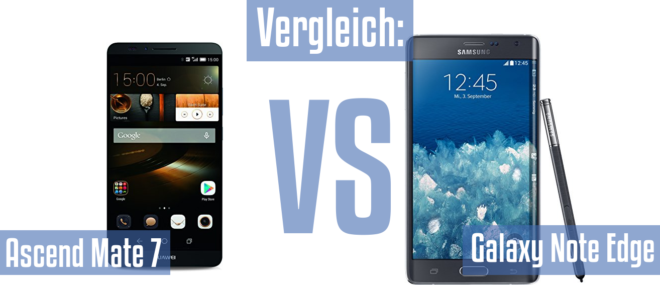 Huawei Ascend Mate 7 und Huawei Ascend Mate 7 im Vergleichstest