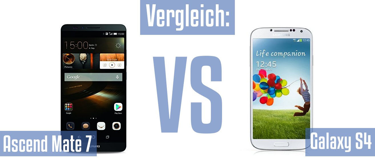 Huawei Ascend Mate 7 und Huawei Ascend Mate 7 im Vergleichstest