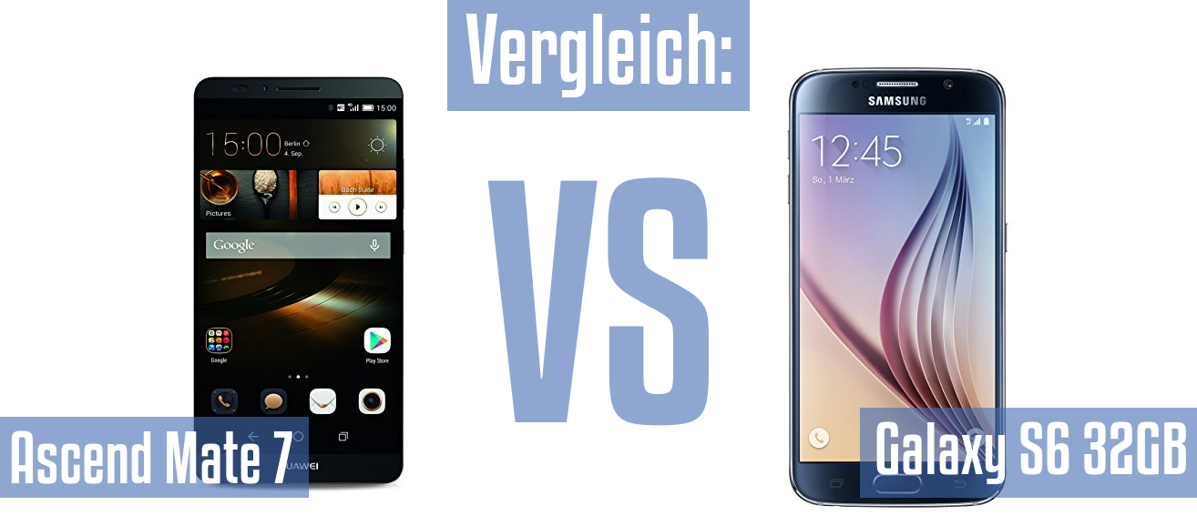 Huawei Ascend Mate 7 und Huawei Ascend Mate 7 im Vergleichstest