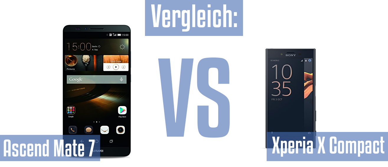 Huawei Ascend Mate 7 und Huawei Ascend Mate 7 im Vergleichstest