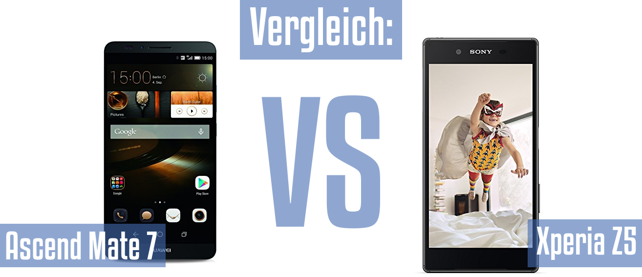 Huawei Ascend Mate 7 und Huawei Ascend Mate 7 im Vergleichstest