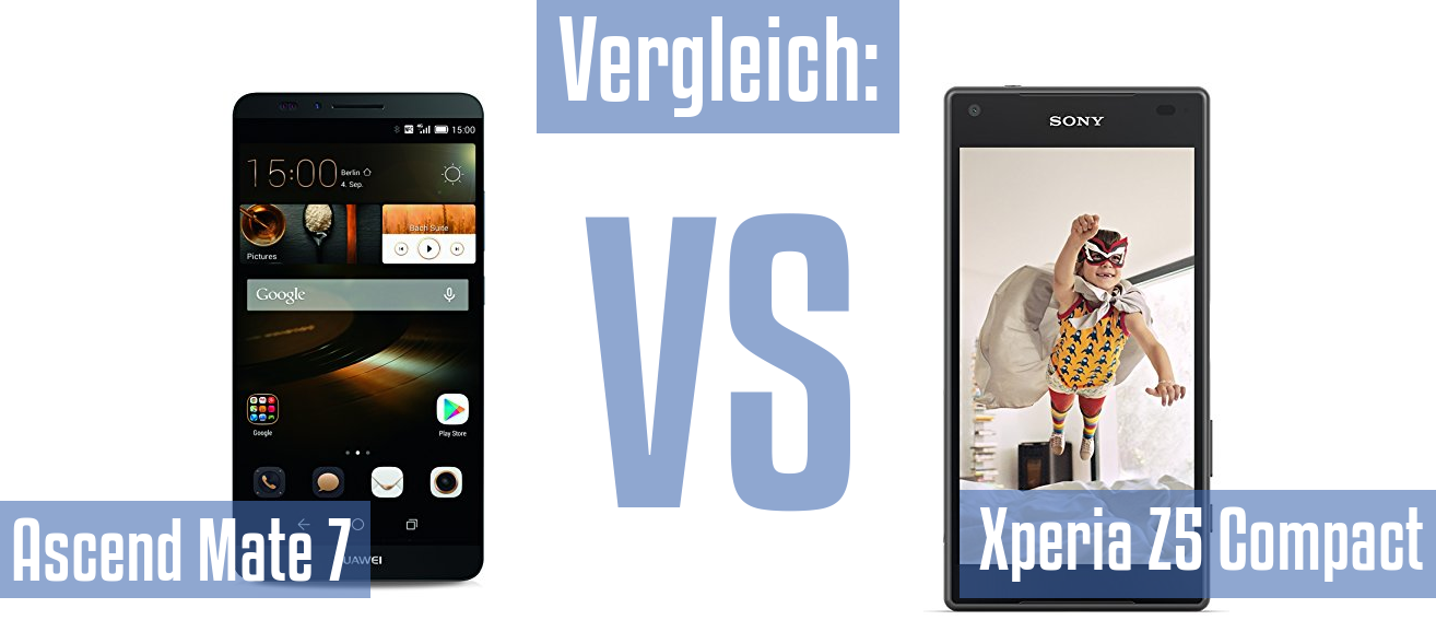 Huawei Ascend Mate 7 und Huawei Ascend Mate 7 im Vergleichstest