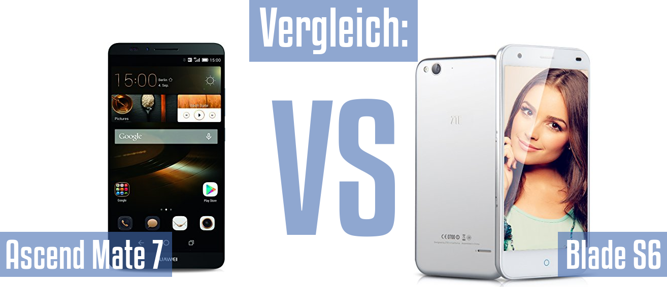 Huawei Ascend Mate 7 und Huawei Ascend Mate 7 im Vergleichstest