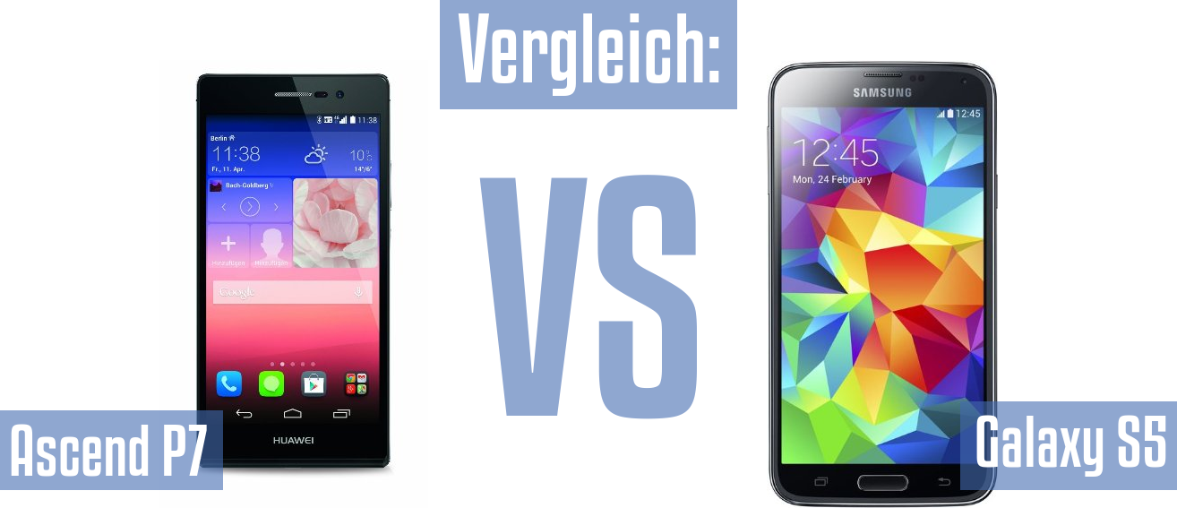 Huawei Ascend P7 und Huawei Ascend P7 im Vergleichstest